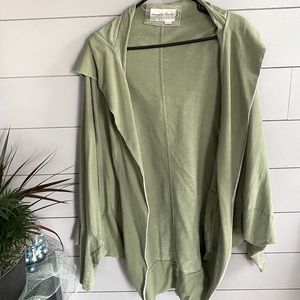 Cocoon Style Open Hoodie M/L